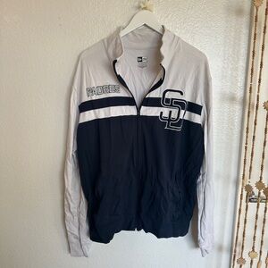 San Diego Padres Baseball Full Zip-Up Long Sleeve